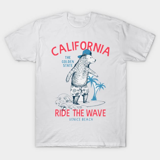 California T-Shirt by FunnyHedgehog
